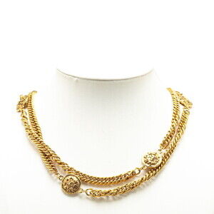 CHANEL Gold Necklace